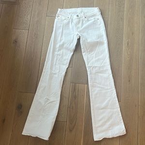 7 For All Mankind White Pant